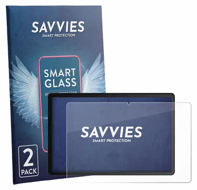 Produktbild von 2x Savvies Schutzglas Folie für Whitedeer WHTG1301 10.1" 9H Panzer Schutzfolie Glas Displayschutz klar transparent