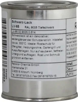 Produktbild von Schwarzlack 100 ml