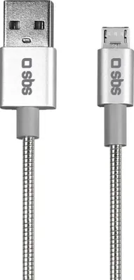 Obrázek produktu pro SBS TECABLEMICROFLEXYS, 1,5 m, USB A, Micro-USB A, USB 2.0, Hliník