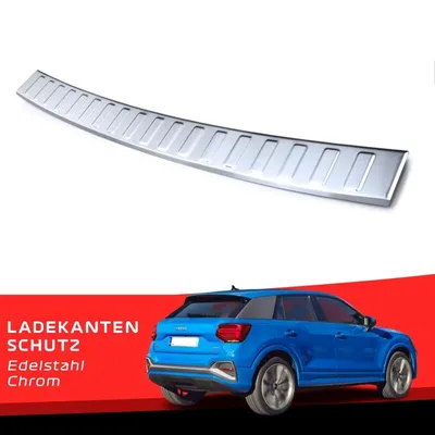 Produktbild von Edelstahl Ladekantenschutz Chrom poliert Stoßstangen Schutz für Audi Q2 GAB SUV 2016-