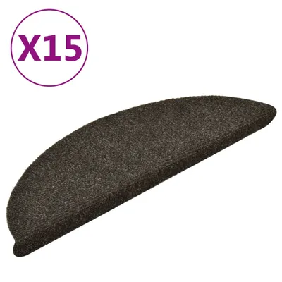 Produktbild von Selbstklebende Treppenmatten 15 Stk. Anthrazit 56x17x3 cm