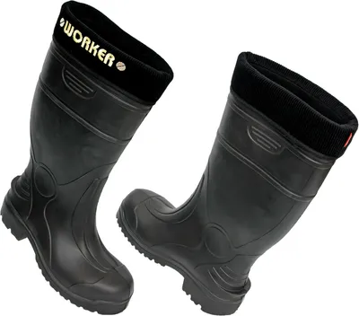 Produktbild von Sicherheitsschuhe Gummistiefel Winterstiefel Gefüttert Winterschuhe (BLWORKER) Gr. 44