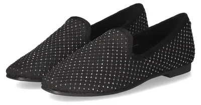 Productafbeelding van La Strada damesslipper, zwart, textiel, maat: 36