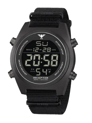 Produktbild von KHS INCBSD.NB Herrenuhr Inceptor Steel Digital