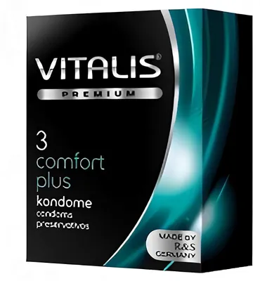 VITALIS Vitalis comfort plus, lot de 3 préservatifs, 3 pièces – photo 1