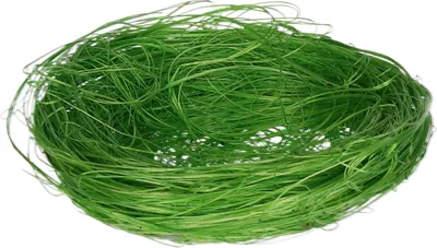 Produktbild von Dekoratives Nest, grün, 8 cm, 3 g – 1 Stück