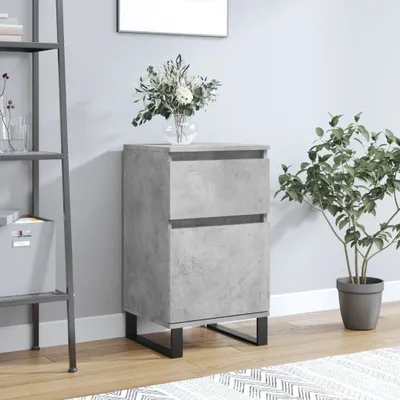 Produktbild von [Home] Sideboard Betongrau 40x35x70 cm Holzwerkstoff , Neue Mode 2024 im häuslichen Leben