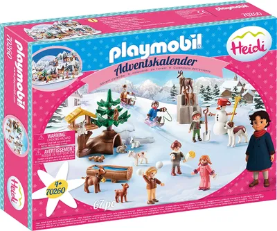 Produktbild von PLAYMOBIL Adventskalender "Heidis Winterwelt"