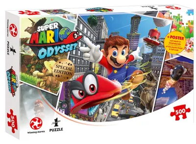 Immagine prodotto di Puzzle Super Mario Odyssey World Traveler 500 Teile 48 x 34 cm