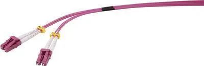 Image de Renkforce RF-4942830 Câble de connexion à fibre optique [1x connecteur LC - 1x connecteur LC] 50/125 µ Multimode OM4 1.00 m (RF-4942830)