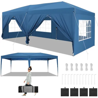Productafbeelding van Paviljoen, waterdicht materiaal, eenvoudige montage, blauw