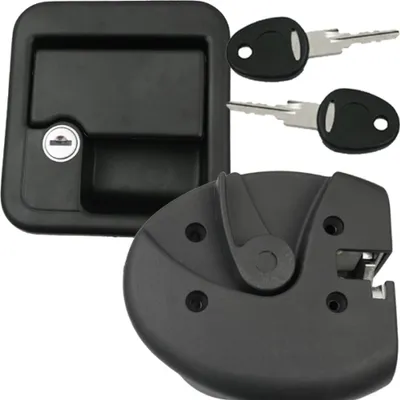 Image de Serrure de porte Serrure de caravane Caravan FF-System noir