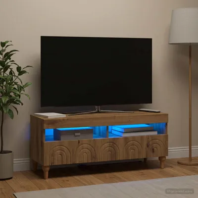 Produktbild von Möbel LED-TV-Schrank Artisan-Eiche Holzwerkstoff - TV-Schränke &23157