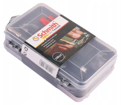 Immagine prodotto di Set di cacciaviti di precisione Schmith per elettronica e meccanica di precisione, 108 pezzi. Set professionale per meccanici di precisione, utensili per officina, ideali per hobbisti e meccanici