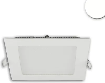 Produktbild von ISOLED 115461 LED Downlight, 9W, eckig, ultraflach, blendungsreduziert, weiß, neutralweiß, dimmbar CRI90