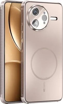 Image de Coque magnétique pour Xiaomi Poco F7 Ultra/Redmi K80 Pro, coque mate PC+TPU avec protection des lentilles, coque résistante aux chocs avec dissipation de la chaleur Or