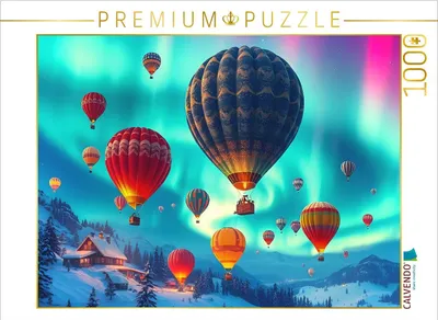 Produktbild von CALVENDO Puzzle Aurora Aeronauten | 1000 Teile Lege-Größe 64x48cm Foto-Puzzle für glückliche Stunden