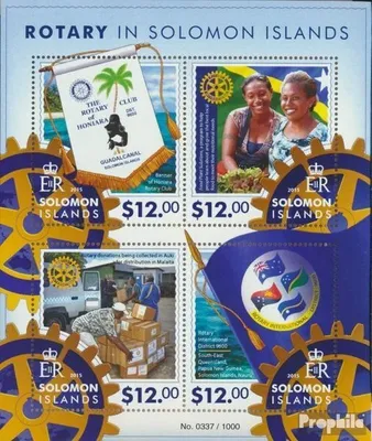 Produktbild von Briefmarken Salomoninseln 2015 Mi 3382-3385 Kleinbogen (kompl. Ausg.) postfrisch Rotary
