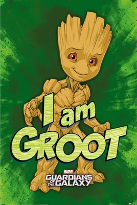 Produktbild von Guardians of the Galaxy - I Am Groot - Film Poster Plakat Druck - 61x91,5 cm