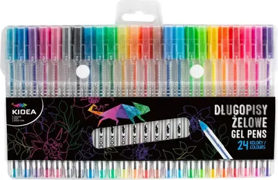 Immagine prodotto di Penne gel 24 colori Kidea