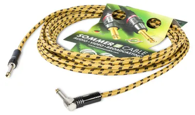 Produktbild von Instrumentenkabel SC-Classique, 1  x  0,50 mm² | Klinke / Klinke 90°, HICON | 6,00m | gelb