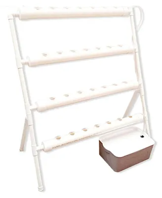 Immagine prodotto di Kit per la coltivazione idroponica - 36 fori - Sistema di coltivazione idroponica - Sistema di irrigazione - Plastica - Bianco