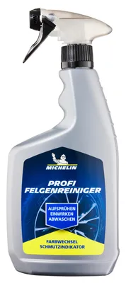 Produktbild von MICHELIN Felgenreiniger kraftvoll gegen Bremsstaub säurefrei für Alu Stahlfelgen hochwirksam Felgenreinigung 650 ml