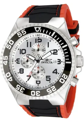 Immagine prodotto di Invicta Pro Diver 12411 Orologio da uomo - Movimento al quarzo - Acciaio inossidabile con quadrante argento - 52 mm