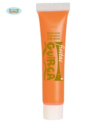 Obrázek produktu pro Neonový Halloween 2026 oranžový make-up, barva oranžová