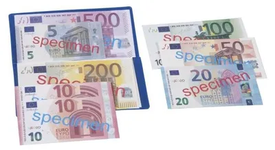 Immagine prodotto di Educo Euros: banconote con portafoglio? 40 pezzi