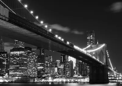 Image de Sanders & Sanders papier peint panoramique New York gris foncé 375 x 270 cm