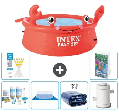 Immagine prodotto di Piscina gonfiabile Easy Set - Modello Krabbe - 183x51 cm - Set da 5 pezzi - S115