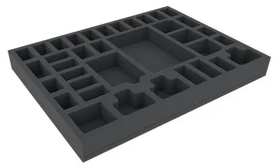 Produktbild von Schaumstoffeinlage 36 Fächer für Brettspiele 394x294x40mm