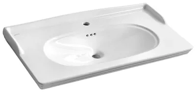 Zdjęcie produktu dla Umywalka ceramiczna STELLA 90x46,5cm, biała