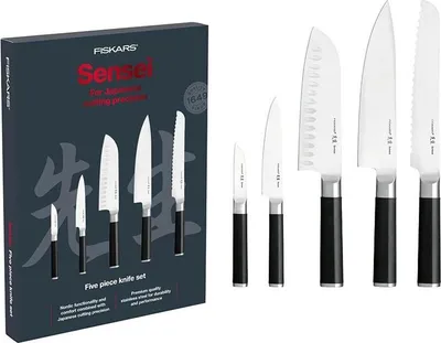 Immagine prodotto di Set di 5 coltelli Fiskars Sensei 1025845