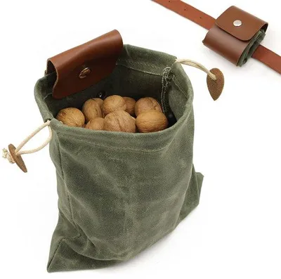 Immagine prodotto di Tela cerata, pieghevole, impermeabile, cintura da escursionismo, accendifuoco, autoestinguente, zaino da viaggio ed escursionismo marrone (verde).