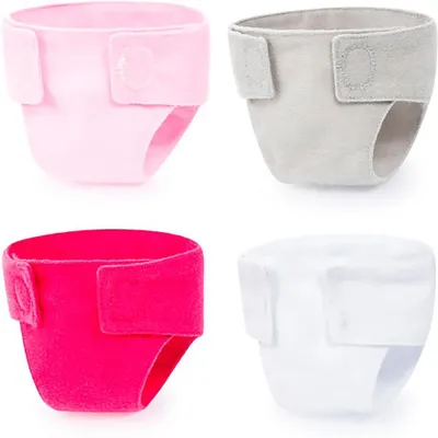 Obrázok produktu pre Bayer Design - 73098AA, Látkové plienky Puppies 4 ks, ružová, biela, sivá
