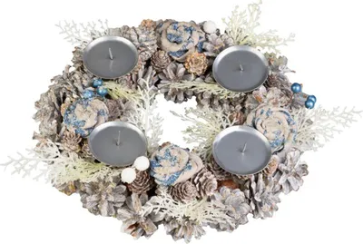 Immagine prodotto di Kranz MagicHome Vianoce, silber, 30 cm