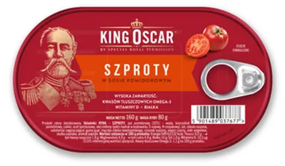 Obrázek produktu pro Šprot v rajčatové omáčce 160 g