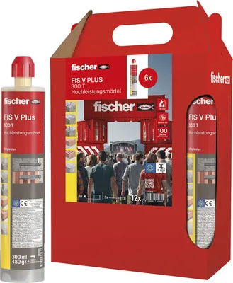 Produktbild von Injektionsmörtel FIS V Plus 300 T Sixpack (grau, 6 Kartuschen mit je 300ml)