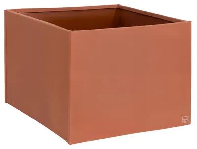 Produktbild von UNUS Pflanzkübel Hochbeet Metall in Rostoptik 80x80x80 cm, groß, Pflanzbeet