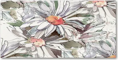 Produktbild von Tulup® Glas-Bild - 100x50 -Wandkunst - Wandbild hinter gehärtetem Sicherheitsglas  - Blumen & Pflanzen - Kamille - Orange