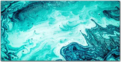 Produktbild von Coloray - Bild aus Glas - Glasbilder - 100 x 50 cm - Küche Wanddekoration Dekoration Wohnzimmer Gehärtetes Glas Glasblock mit Bild - Abstractionism Flüssigkeiten