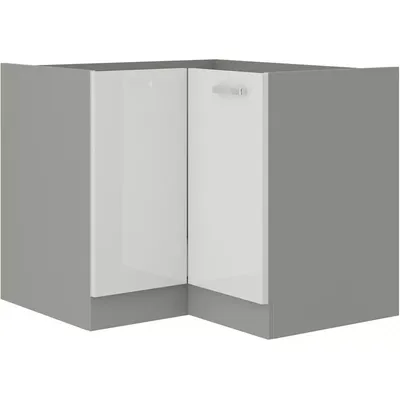 Immagine prodotto di ULLERIKE Mobile angolare base - 85x85 cm, bianco / grigio