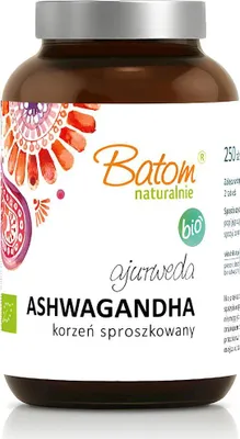 ASHWAGANDHA BIO (495 mg) 250 TABLETEK - BATOM (AJURWEDA)