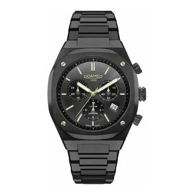 Immagine prodotto di Orologio da uomo Roamer analogico al quarzo con cronografo 854837 44 50 50 Stingray R7 in acciaio inossidabile