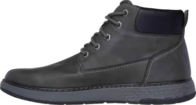 Produktbild von Skechers Relaxed Fit: Garlan - Deno  Veterschoenen Hoog - donkergrijs - Maat 40
