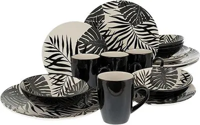 Image de Assiettes de service en lot avec des bols à soupe - Blanc