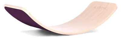 Produktbild von Wobbel Board Original - Leinen-Whitewash, Filz Aubergine
