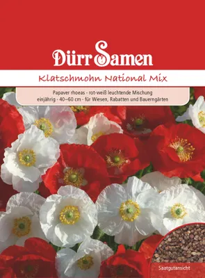 Produktbild von Klatschmohn National Mix | Mohnsamen von Dürr Samen